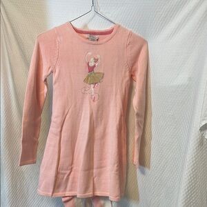 Girls Ballet sweater dress and tights set size 7/8 new